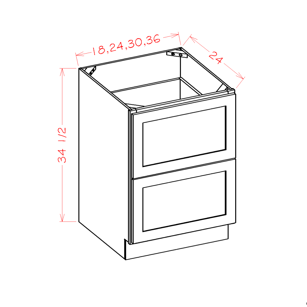 Oxford Sage - Base Cabinets