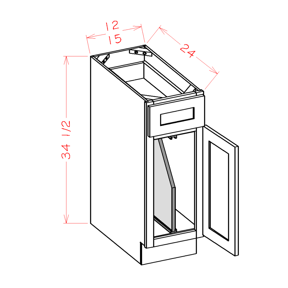 Oxford Sage - Base Cabinets