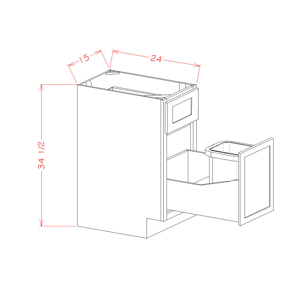 Oxford Sage - Base Cabinets