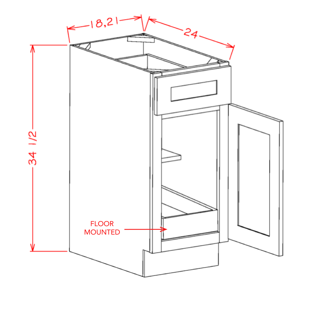 Oxford Sage - Base Cabinets