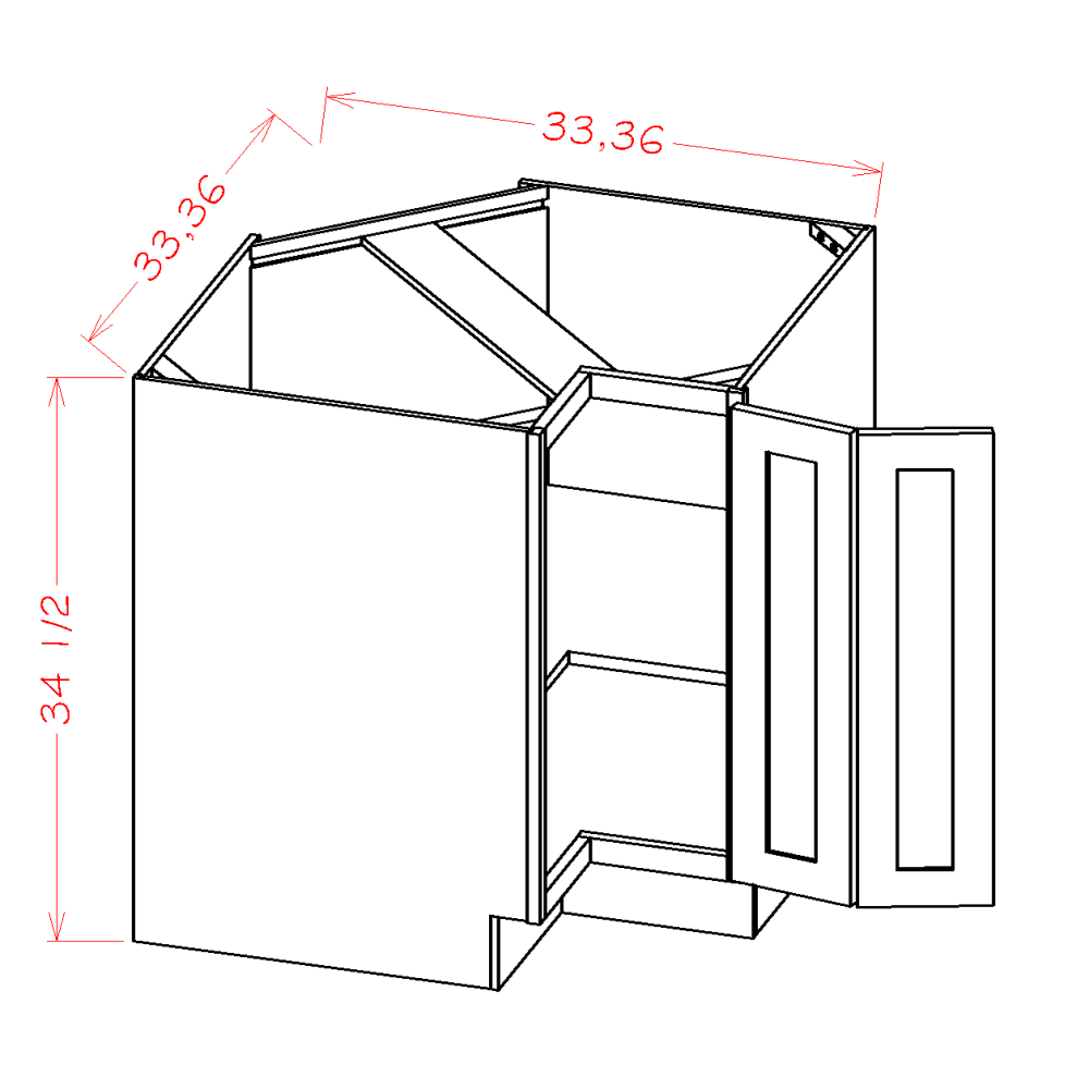 Oxford Sage - Base Cabinets