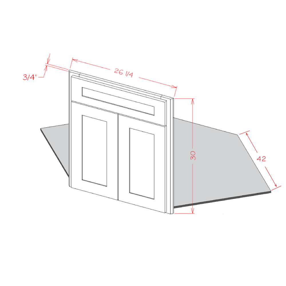 Oxford Sage - Base Cabinets