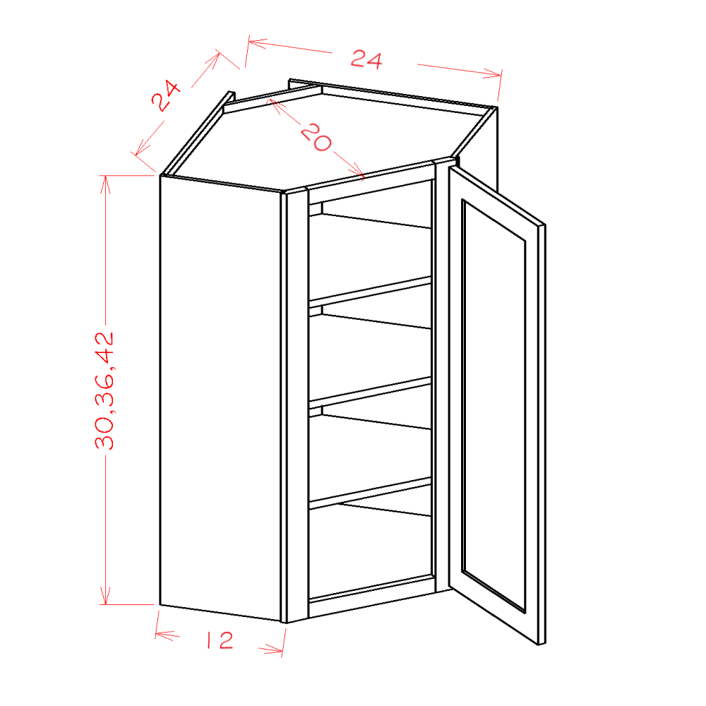 Oxford Sage - Wall Cabinets