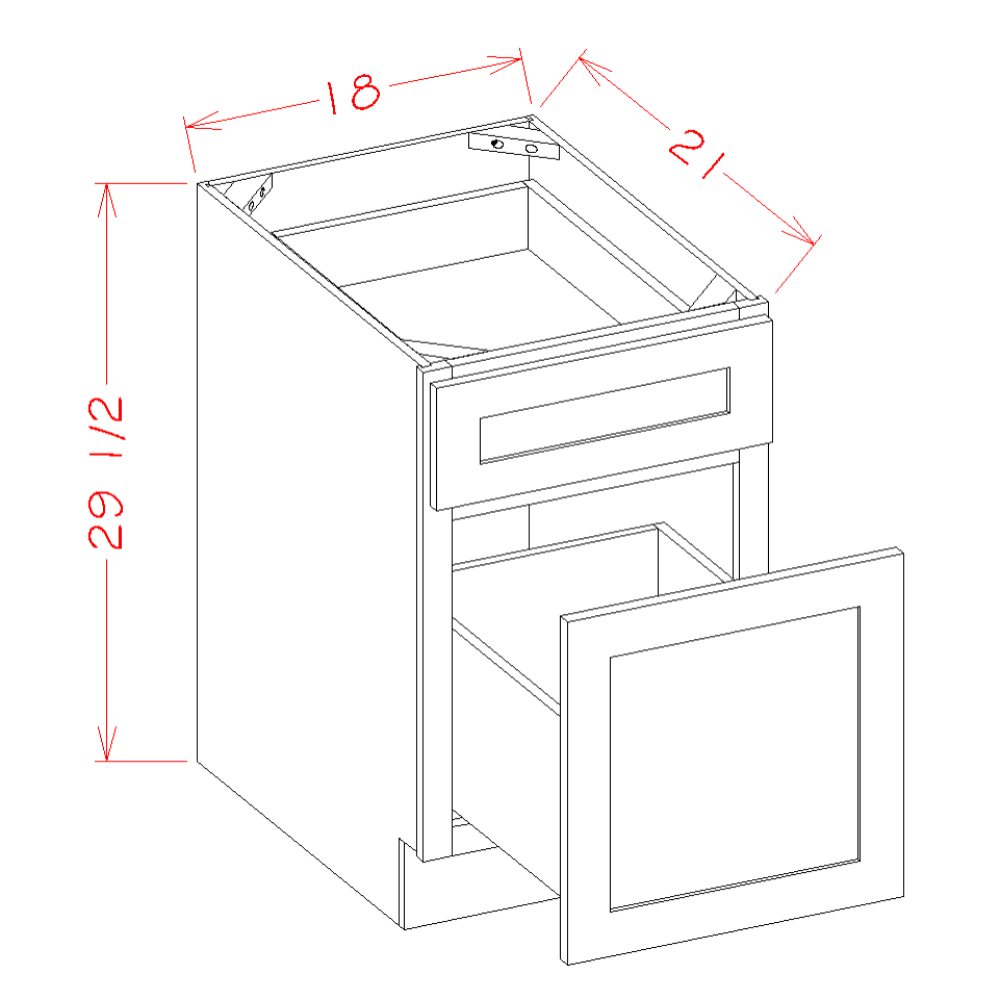 Oxford Sage - Base Cabinets
