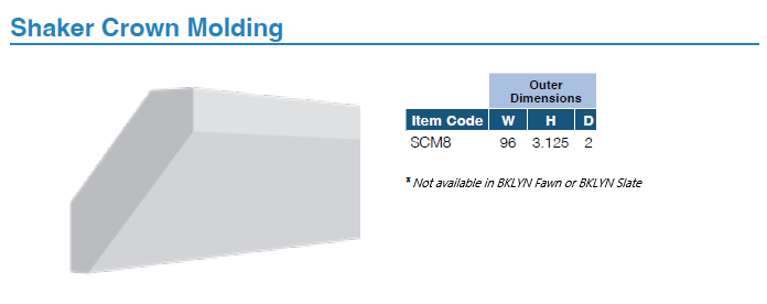 MOLDINGS & TRIM (BKLYN GRAY)