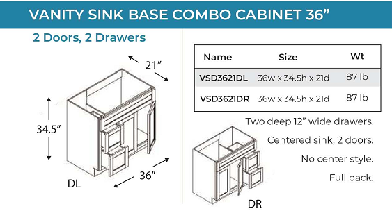 Onyx Black - VANITIES