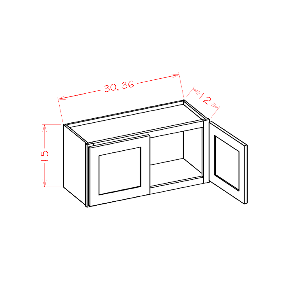Oxford Sage - Wall Cabinets