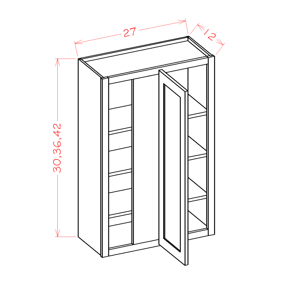 Oxford Sage - Wall Cabinets
