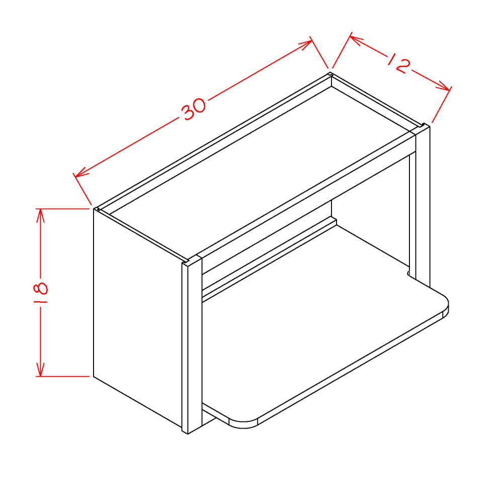 Oxford Sage - Wall Cabinets