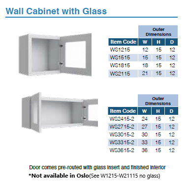 WALL CABINETS (BROOKLYN SLATE)