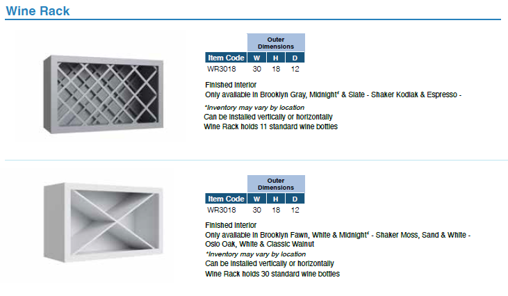 WALL CABINETS (BROOKLYN SLATE)