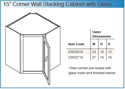 Shaker Sand (SS) - WALL CABINETS