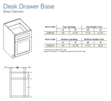 Shaker Sand (SS) - Base Cabinets
