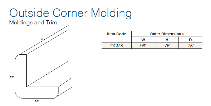 Oslo White - Moldings & Trim