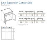 Shaker Sand (SS) - Base Cabinets