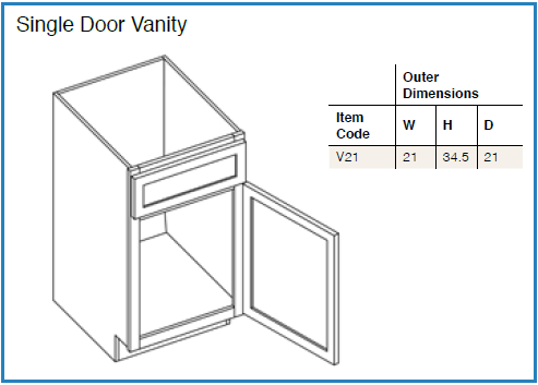 Oslo White - VANITIES