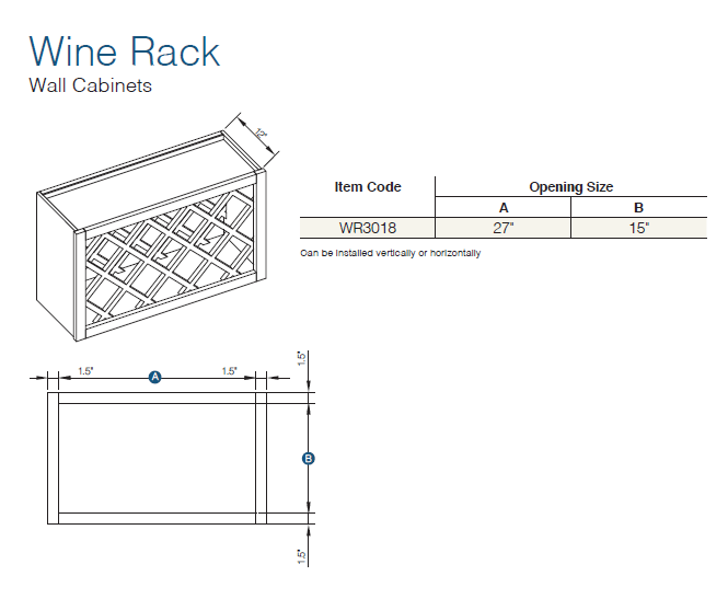 Shaker Sand (SS) - WALL CABINETS