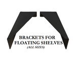 Walnut Floating Shelves