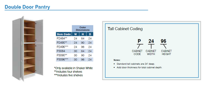 TALL CABINETS (OSLO OAK)