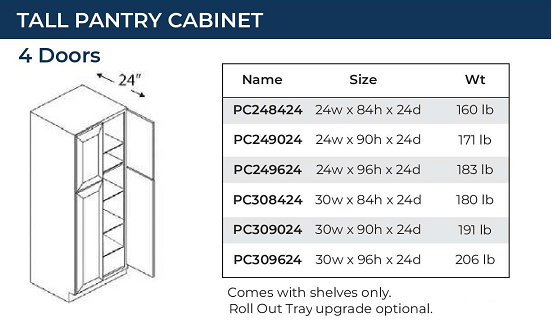 Onyx Black - TALL CABINETS