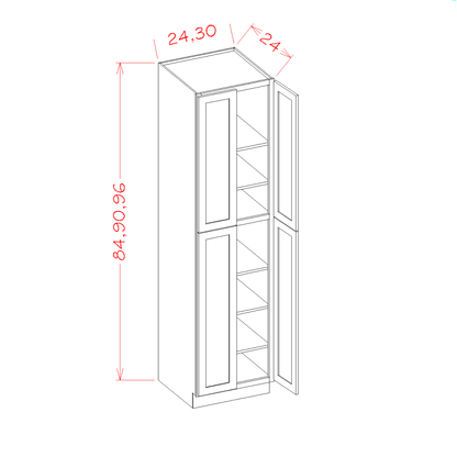 Oxford Sage - Tall Cabinets