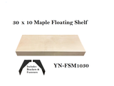 Maple Floating Shelves
