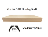 White Oak Floating Shelves