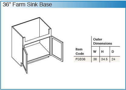 Shaker Sand (SS) - Base Cabinets