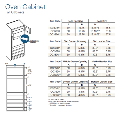 Shaker Sand (SS) - Tall Cabinets