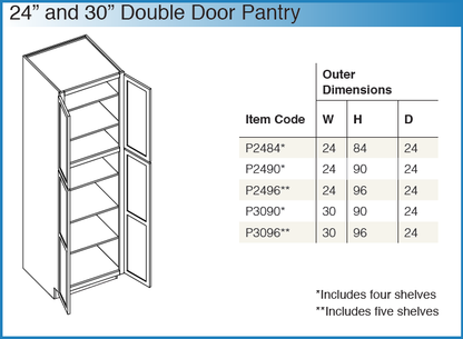 Brooklyn Modern Gray - Tall Cabinets